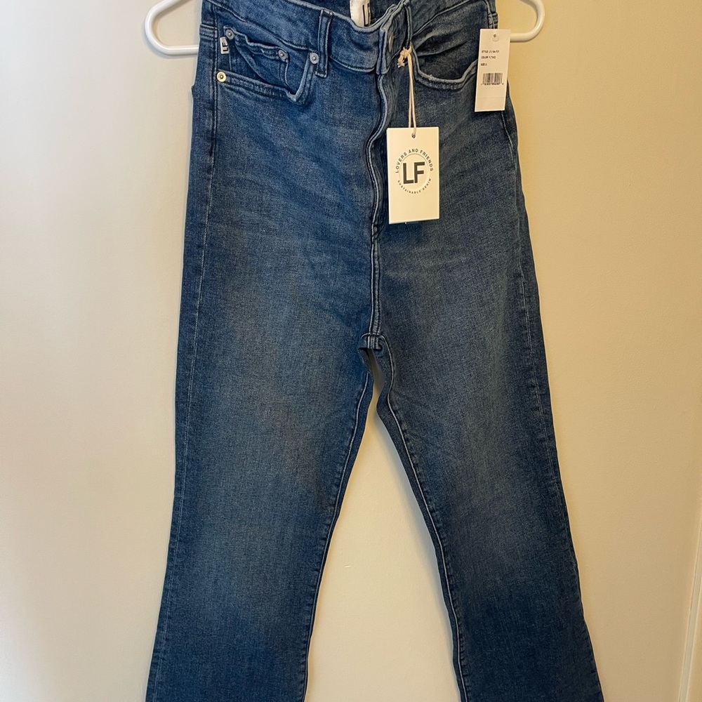 Straight leg jeans